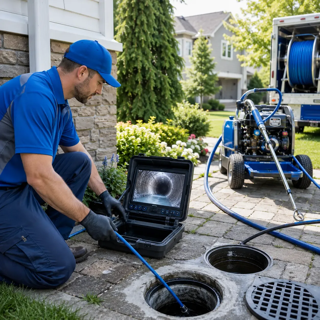 Outdoor drain cleaning professionals serving Saint Mary Of The Woods, IN